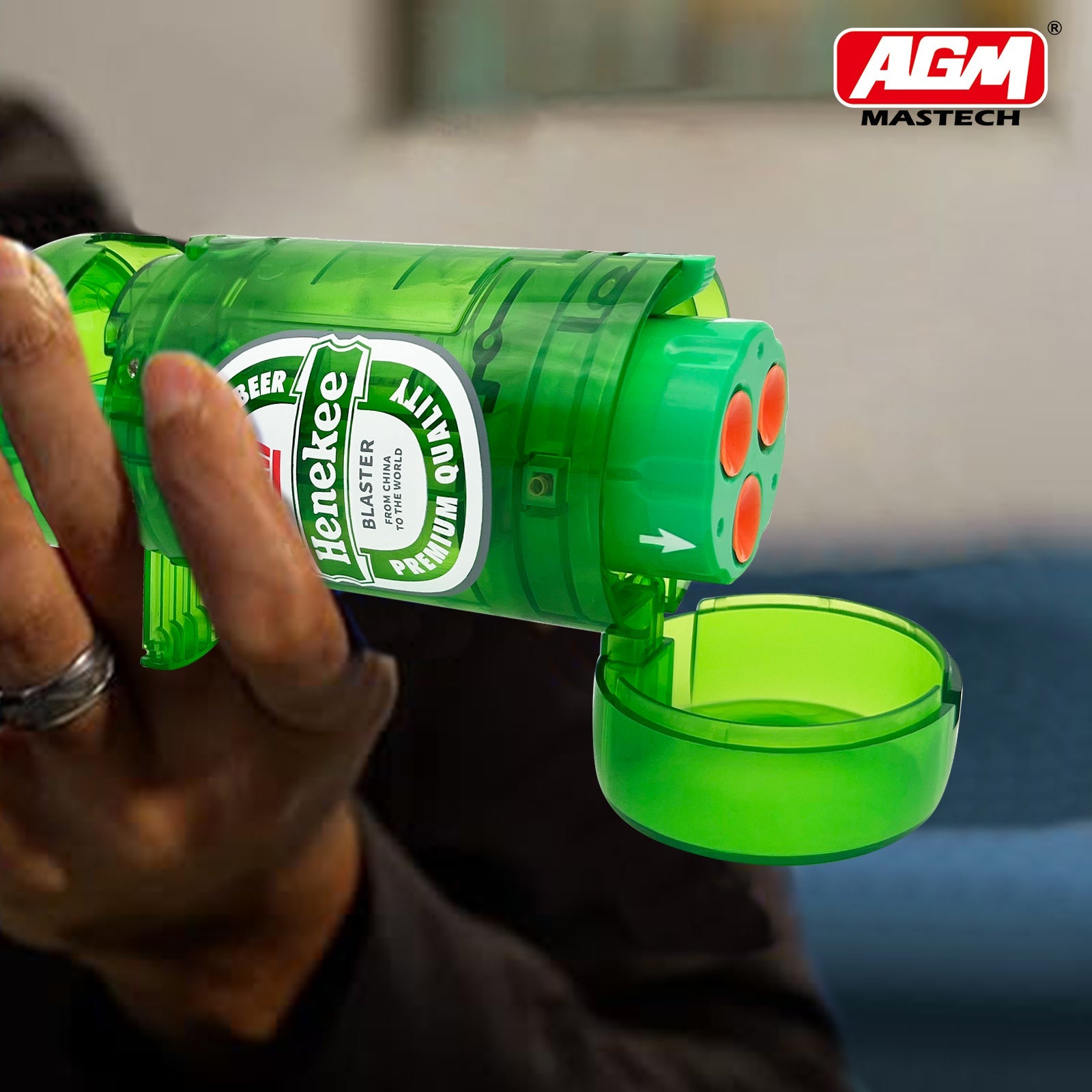Drink Bottle Toy Gun with Foam Dart Bullets, Toy Foam Blaster Guns for Boy & Girl, Soda Blaster Guns Shooting Model,