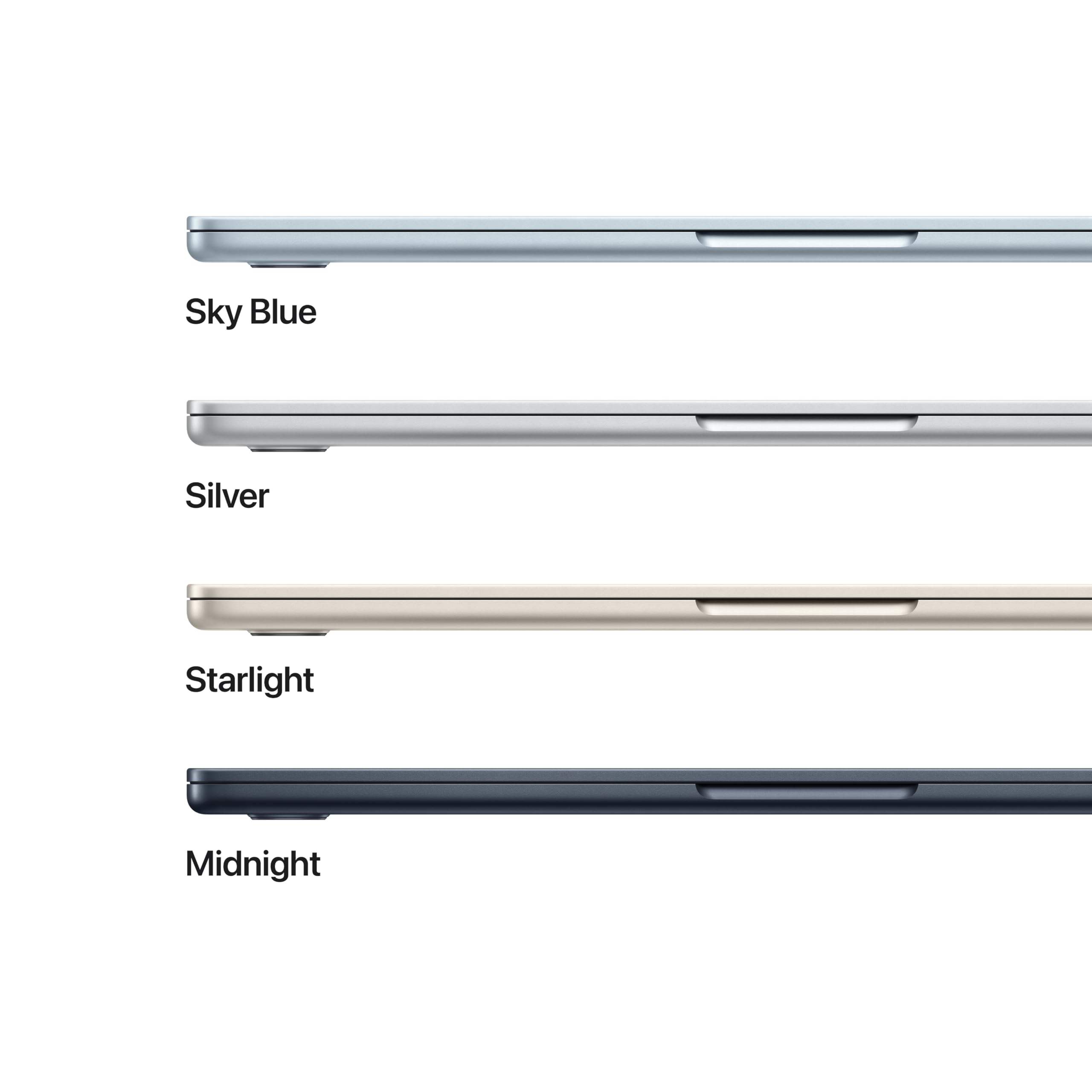 Apple 2026 MacBook Air 13-inch Laptop with M5 chip: Built for AI, 13.6-inch Liquid Retina Display, 16GB Unified Memory, 512GB SSD, 12MP Center Stage Camera, Touch ID, Wi-Fi 7; Midnight