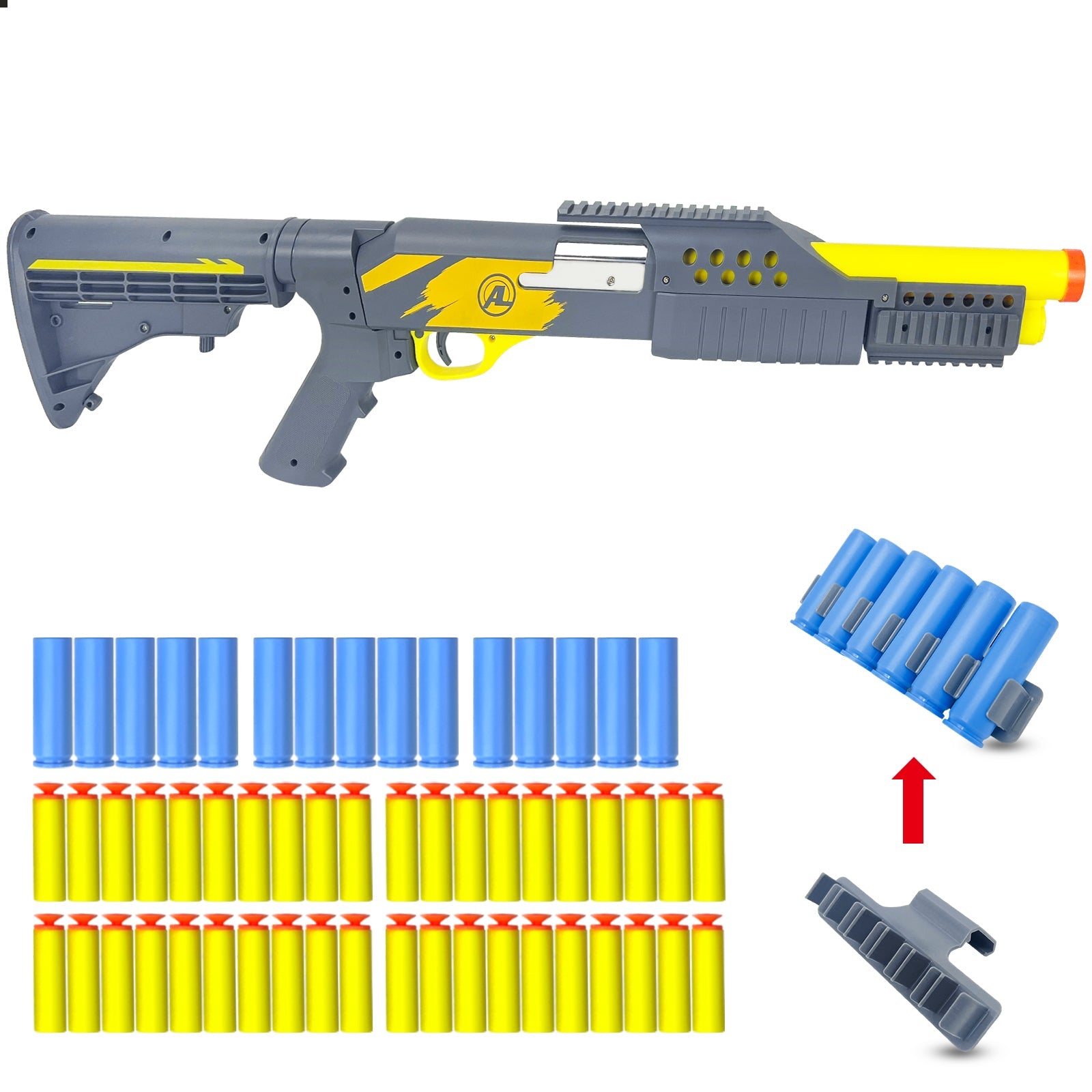 Tactical Shotgun Toy – Realistic Foam Dart Blaster for Backyard Adventures