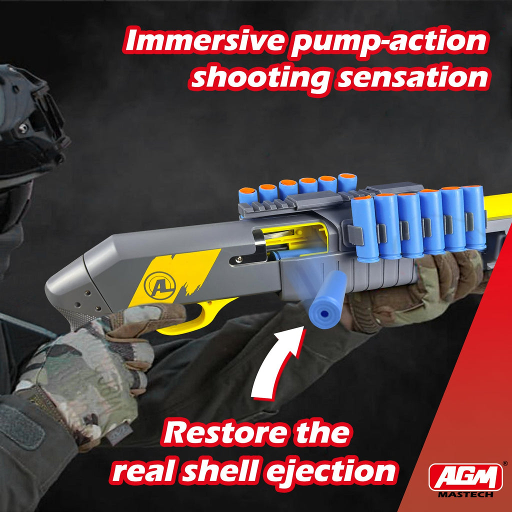 Tactical Shotgun Toy – Realistic Foam Dart Blaster for Backyard Adventures