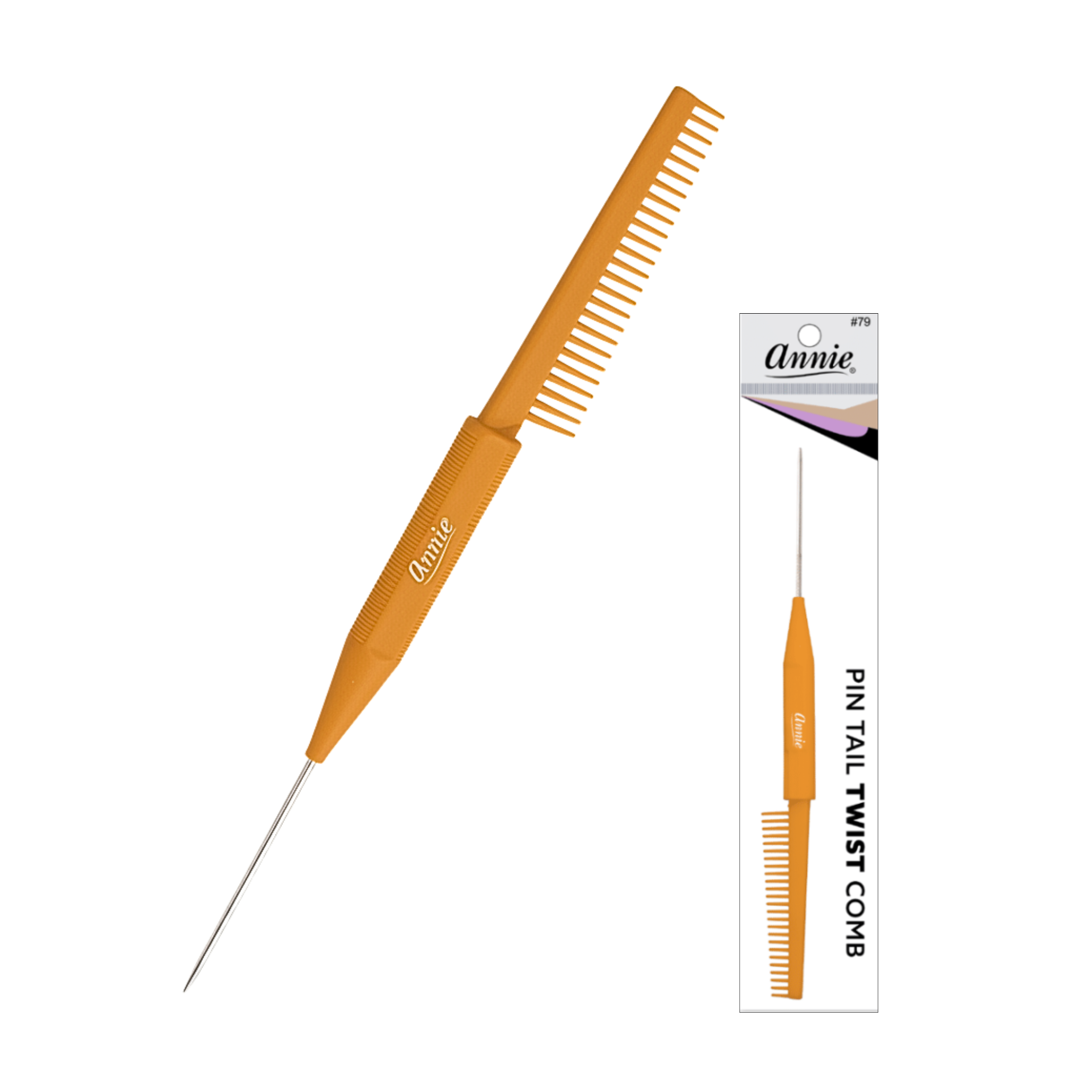Annie Pin Tail Twist Comb, 1 Count, Assorted