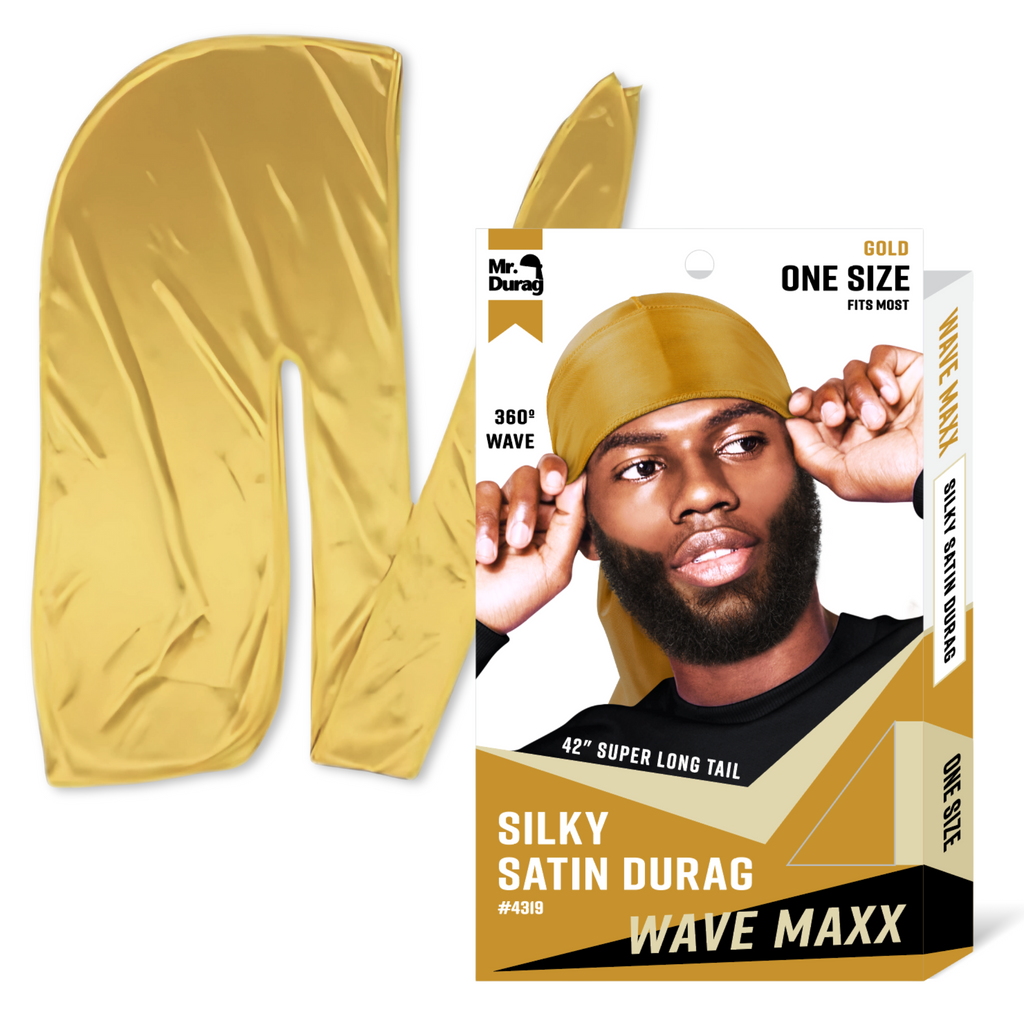 Mr. Durag Wave Maxx Silky Satin Durag, 1 Count, Assorted Vibrant