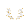 Celestial Cluster Earrings with AAAAA Cubic Zirconia