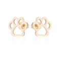 CharmedPaw Paw Print Stud Earrings