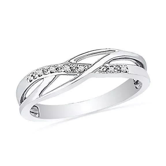 Crystal Braided Ring  Braided Ring