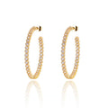 Crystal Hoop Earrings