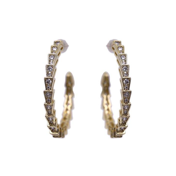 Crystal Hoop Earrings