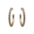 Crystal Hoop Earrings