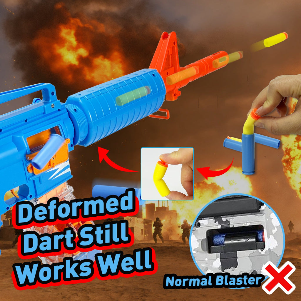 M16 Foam Dart Blaster – Semi-Automatic Electric Rifle with 22-Round Magazine & Shell Ejection