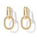Elegant Link Drop Earrings