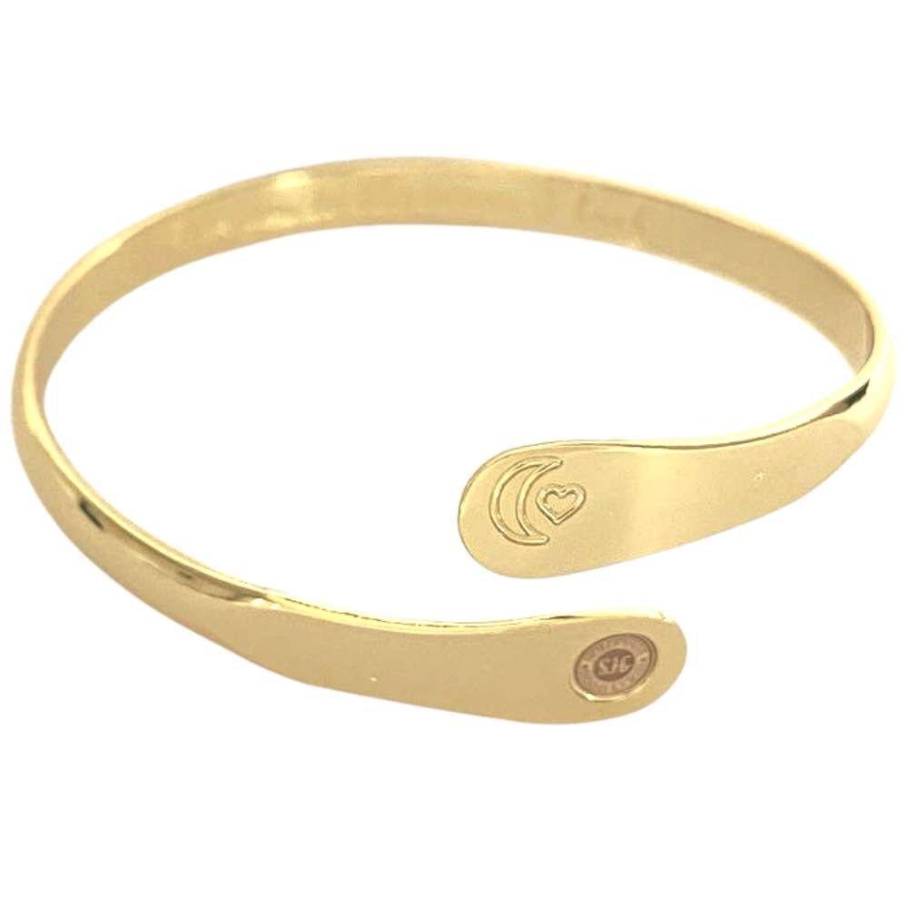 Engraved I love you to the moon and back Bracelet,  Moon and Heart Bracelets