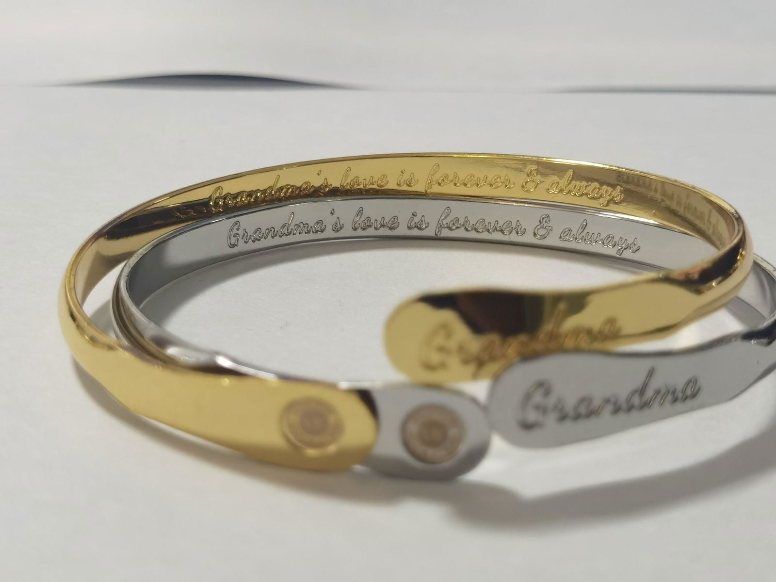 Grandma Bracelet – “Grandma’s Love Is Forever Always” Inspirational Jewelry Gift