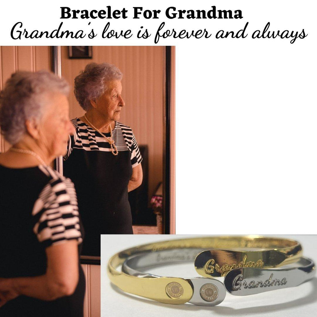 Grandma Bracelet – “Grandma’s Love Is Forever Always” Inspirational Jewelry Gift