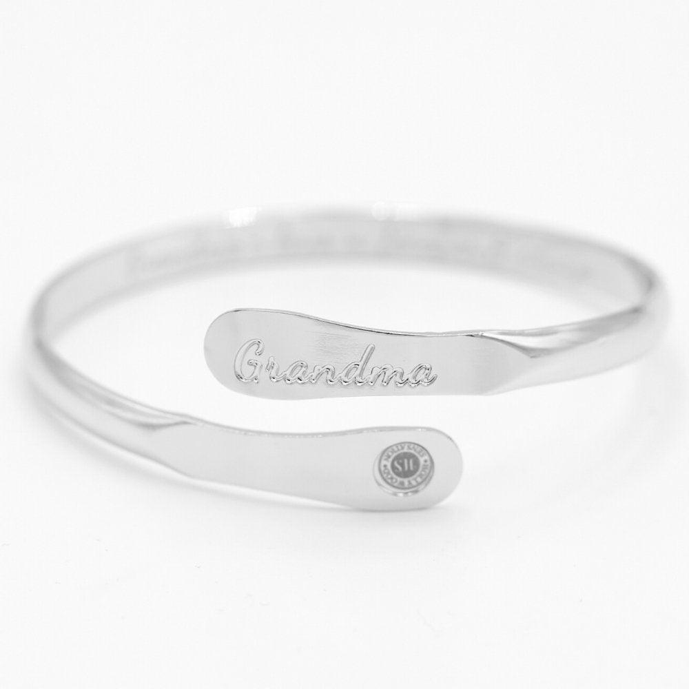 Grandma Bracelet – “Grandma’s Love Is Forever Always” Inspirational Jewelry Gift