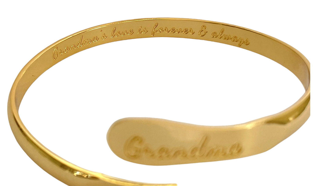 Grandma Bracelet – “Grandma’s Love Is Forever Always” Inspirational Jewelry Gift