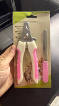 PET NAIL TRIMMER SET - PINK - FINAL SALE