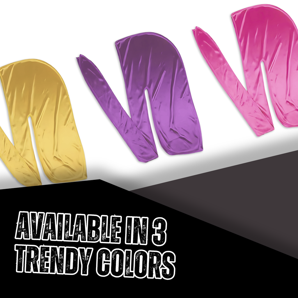 Mr. Durag Wave Maxx Silky Satin Durag, 1 Count, Assorted Vibrant