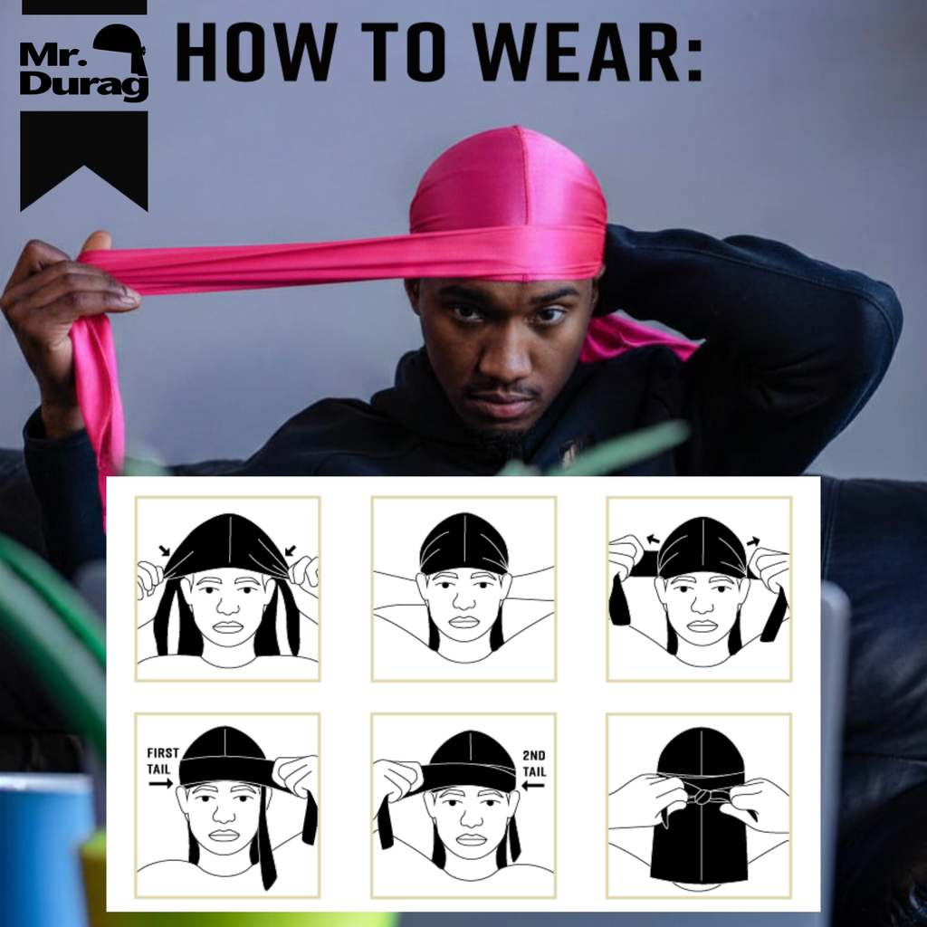Mr. Durag Wave Maxx Silky Satin Durag, 1 Count, Assorted Vibrant