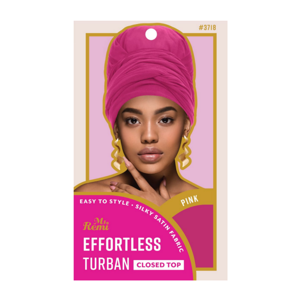 Ms. Remi Effortless Turban Scarf Close Top, 1 Count, Pink & Rose