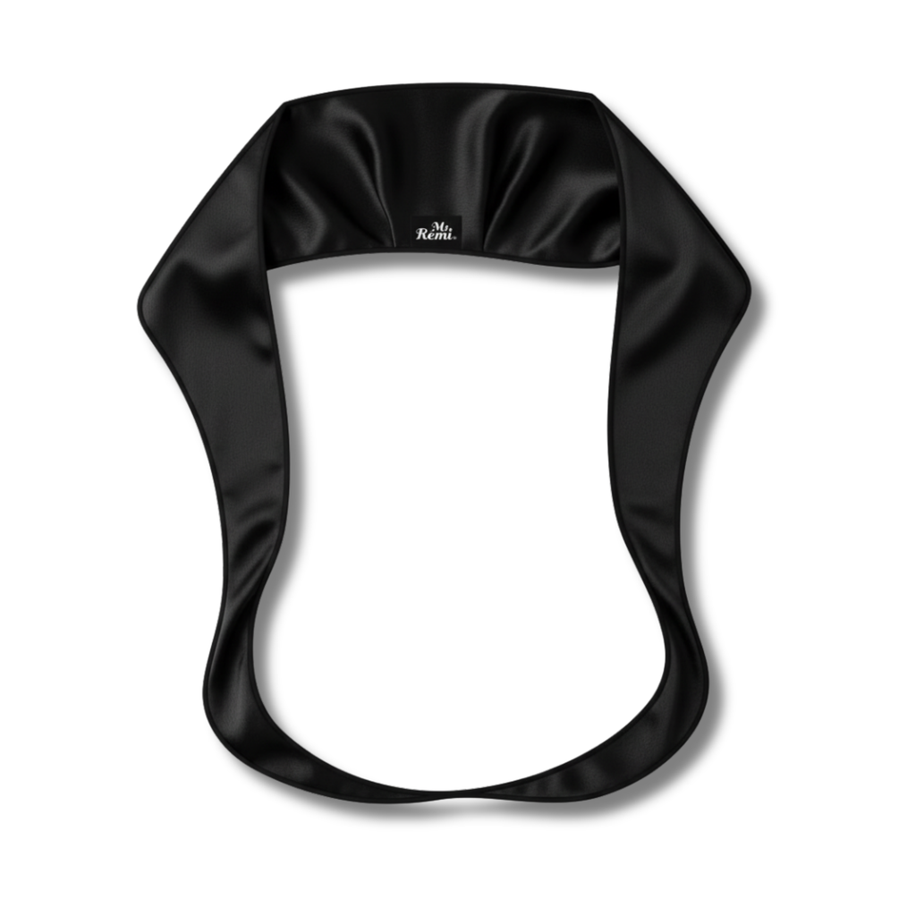 Ms. Remi Effortless Turban Scarf Open Top, 1 Count, Black