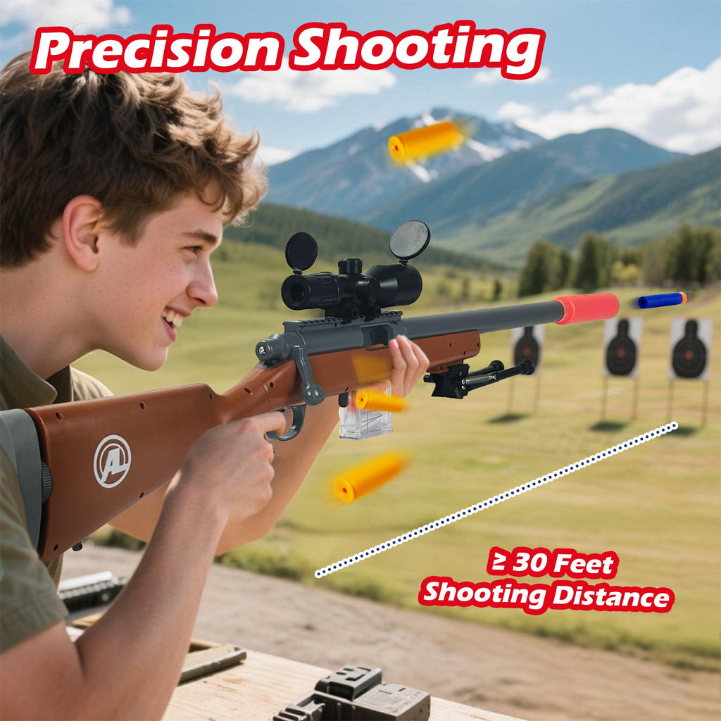 M24 Tactical Sniper Rifle Toy – Realistic Foam Dart Blaster for Backyard Combat Play