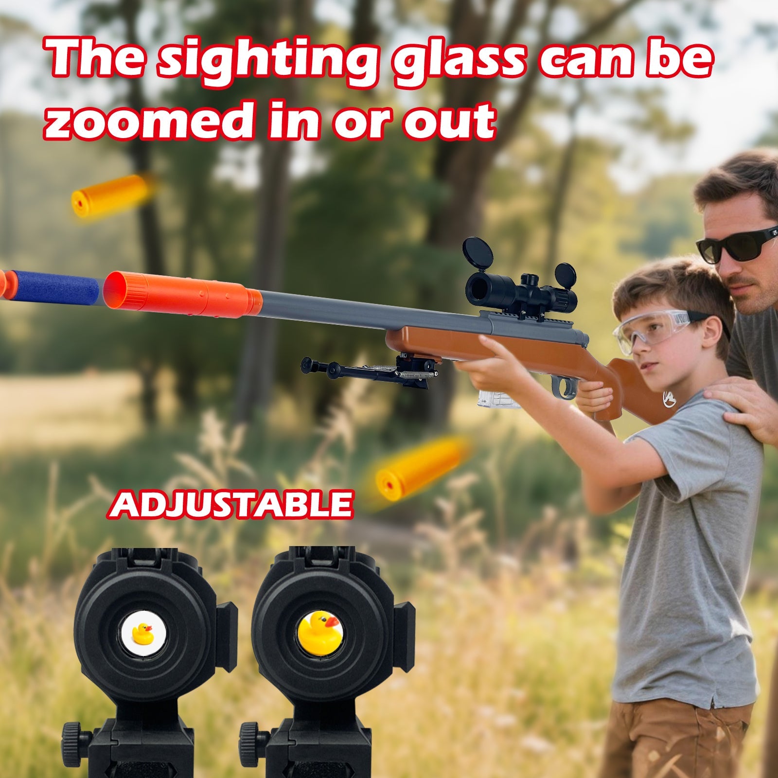 M24 Tactical Sniper Rifle Toy – Realistic Foam Dart Blaster for Backyard Combat Play