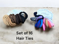 STRETCHY HAIR TIES - 2 PACKS (SET OF 16) WILL BE SENT