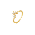 Radiance Unique Open Ring with AAAAA Cubic Zirconia