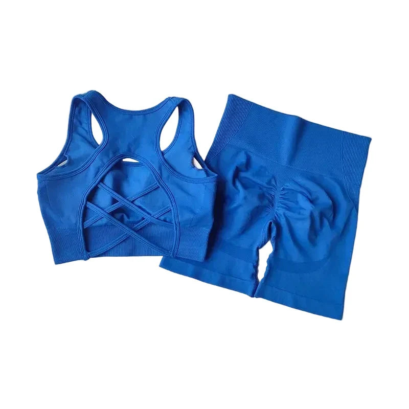 Women’s High-Waist Seamless Workout Set