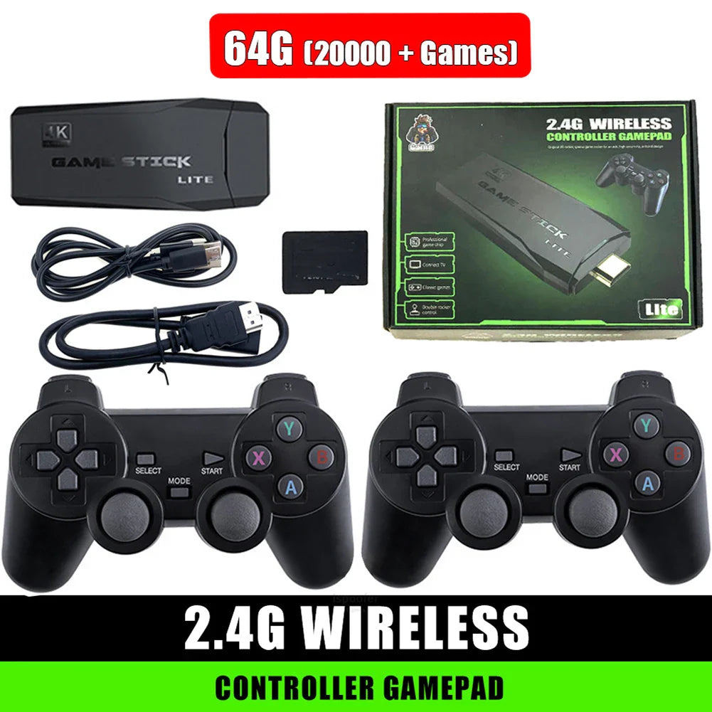 58000 Games Handheld Console – 256GB 4K TV Wireless Gamepad