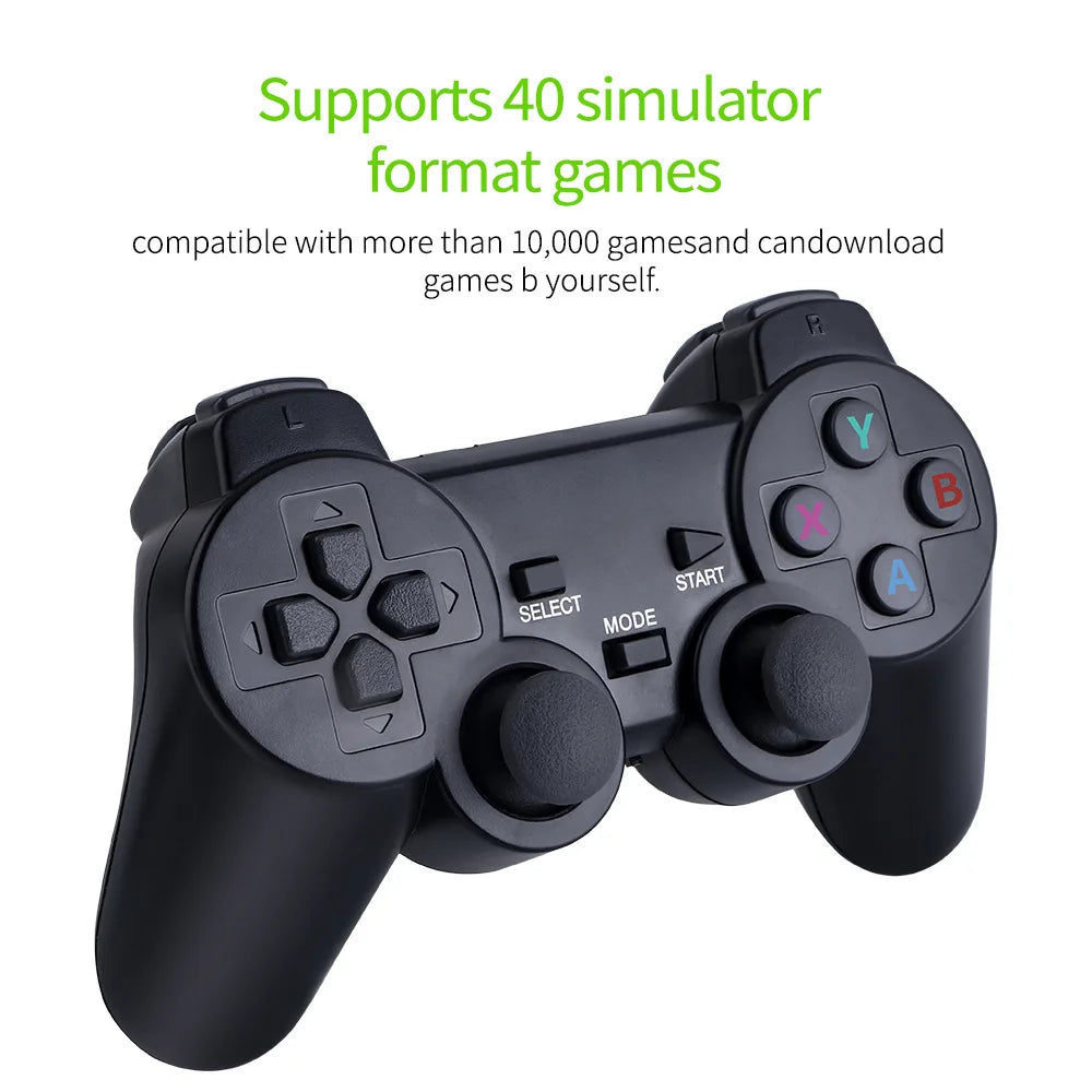 Retro Game Console – 20000 Games 4K TV Dual Wireless Controllers