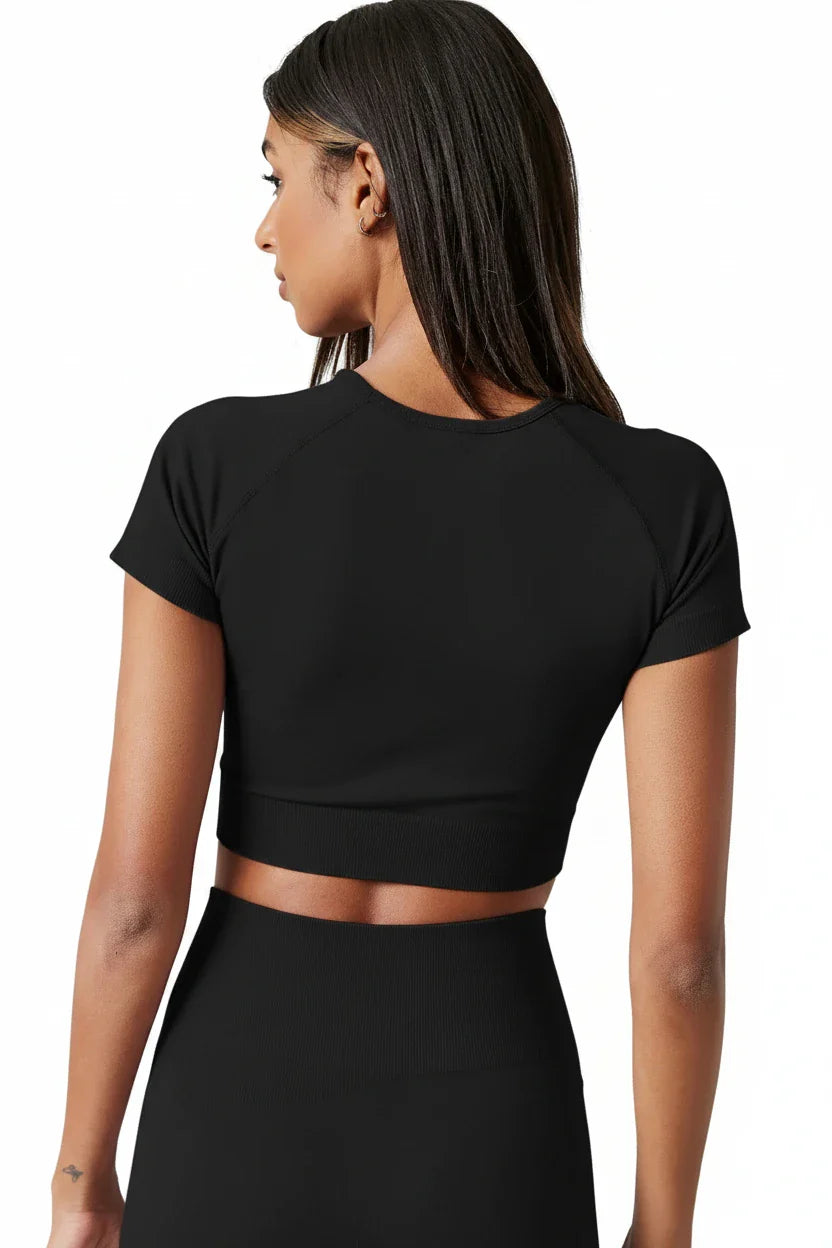 Seamless Yoga & Running Activewear Top