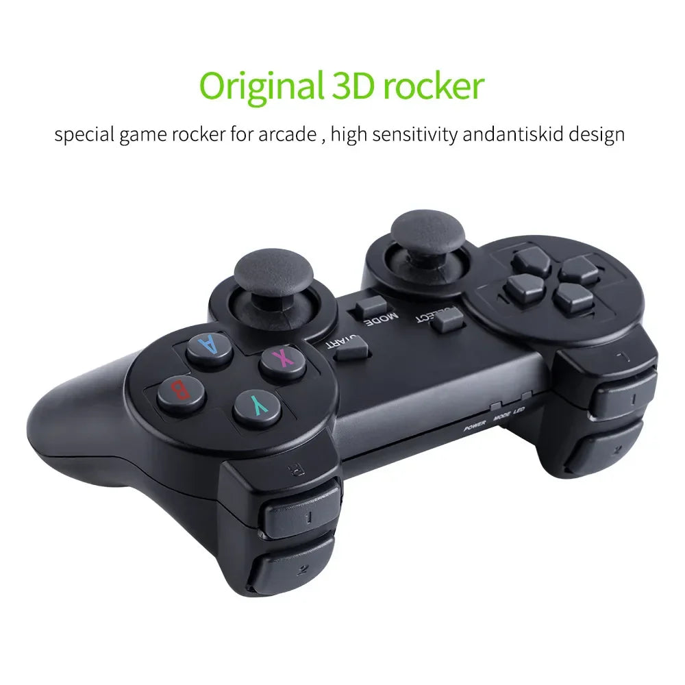 Retro Game Console – 20000 Games 4K TV Dual Wireless Controllers