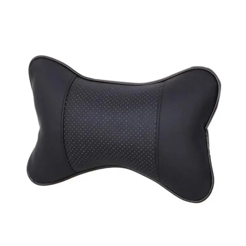 Car Neck Pillow – PU Leather Headrest Cushion for Comfort
