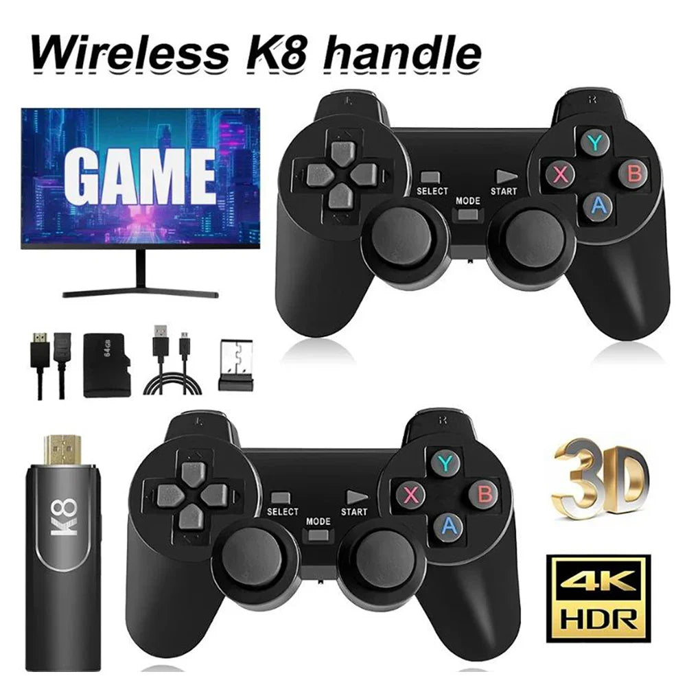 58000 Games Handheld Console – 256GB 4K TV Wireless Gamepad