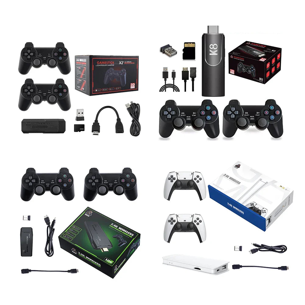 58000 Games Handheld Console – 256GB 4K TV Wireless Gamepad