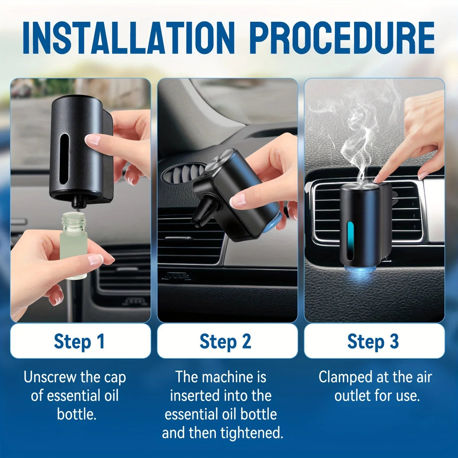Electric Car Aroma Diffuser Humidifier