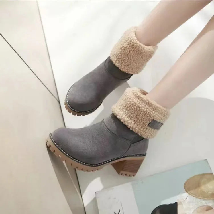 Women's Winter Snow Boots – Warm Comfortable Outdoor Shoes