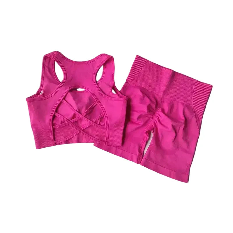 Women’s High-Waist Seamless Workout Set