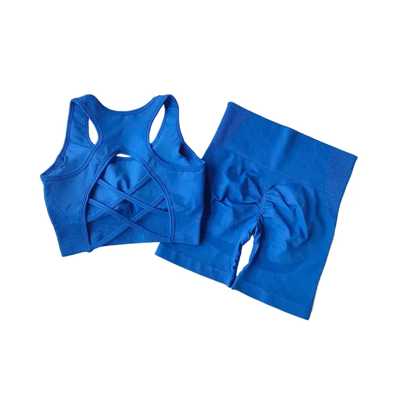 Women’s High-Waist Seamless Workout Set
