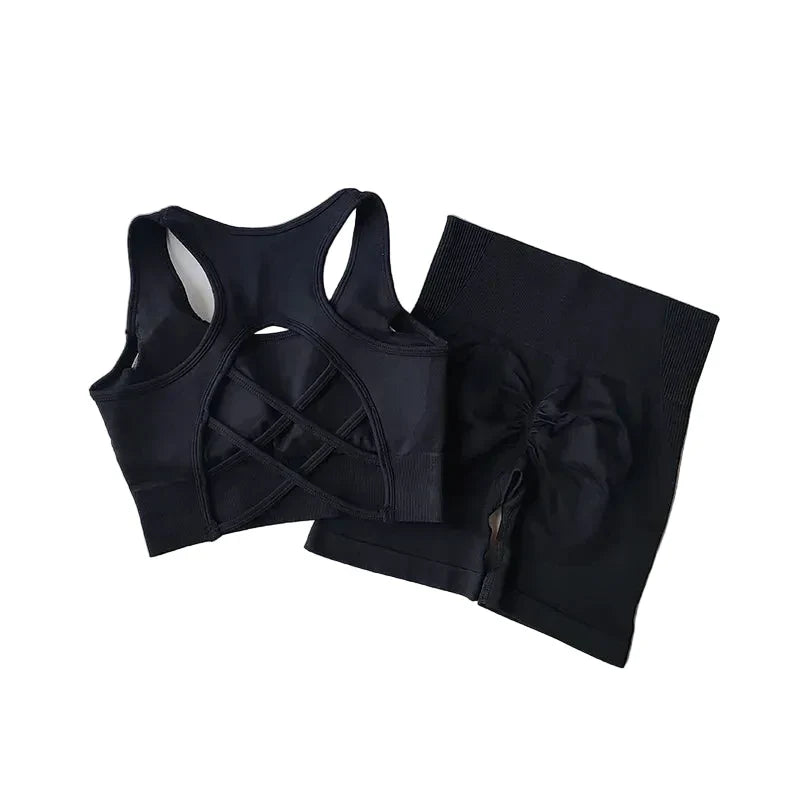 Women’s High-Waist Seamless Workout Set