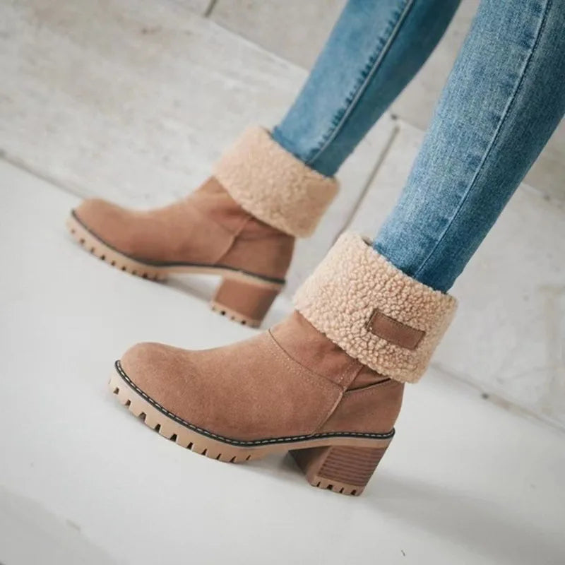 Women's Winter Snow Boots – Warm Comfortable Outdoor Shoes
