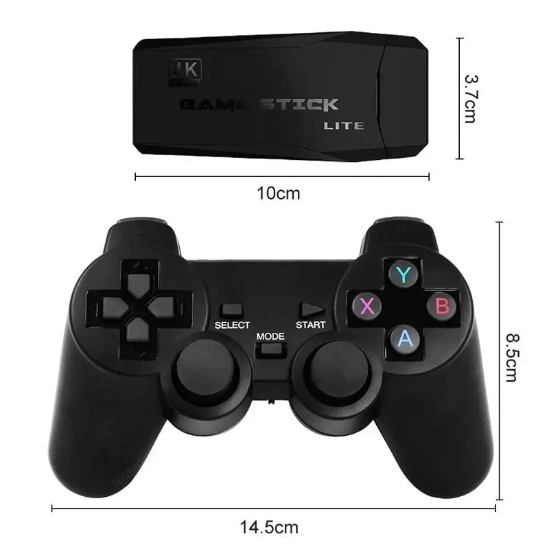 20000 Games Mini Game Console – 4K HD Retro Handheld TV Stick
