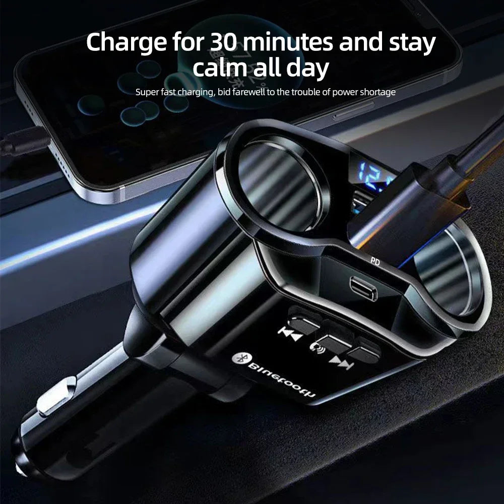 Fast Car Charger with Dual USB Ports