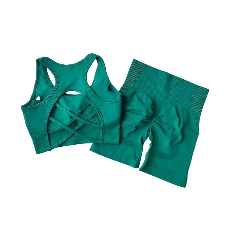 Women’s High-Waist Seamless Workout Set