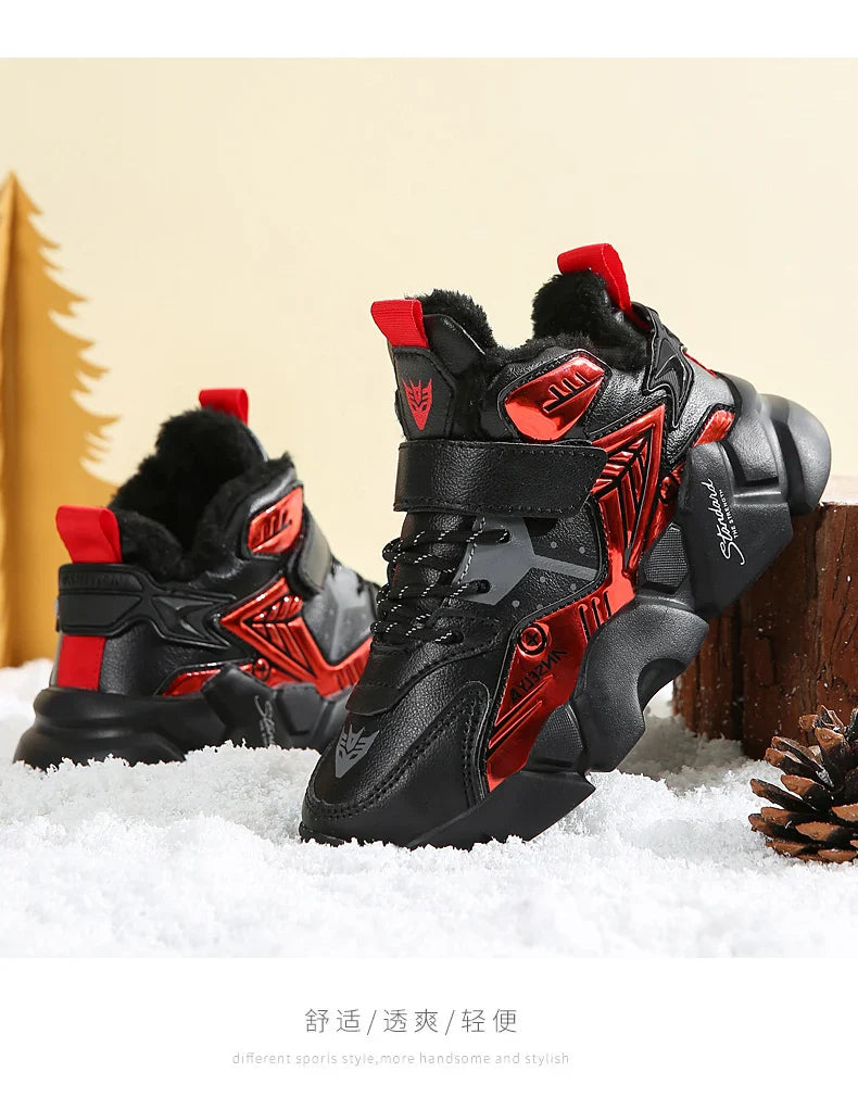 Kids Snow Boots for Boys Girls High Quality Winter Warm Waterproof Children Fashion Sport Shoes Sneakers Girls Snow Boots
