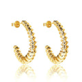 Twist Hoop Earrings