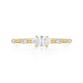 Vivid Elegant Marquise-Cut Cubic Zirconia Ring