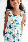 Blooming Buttercups Ruffle Maxi Dress